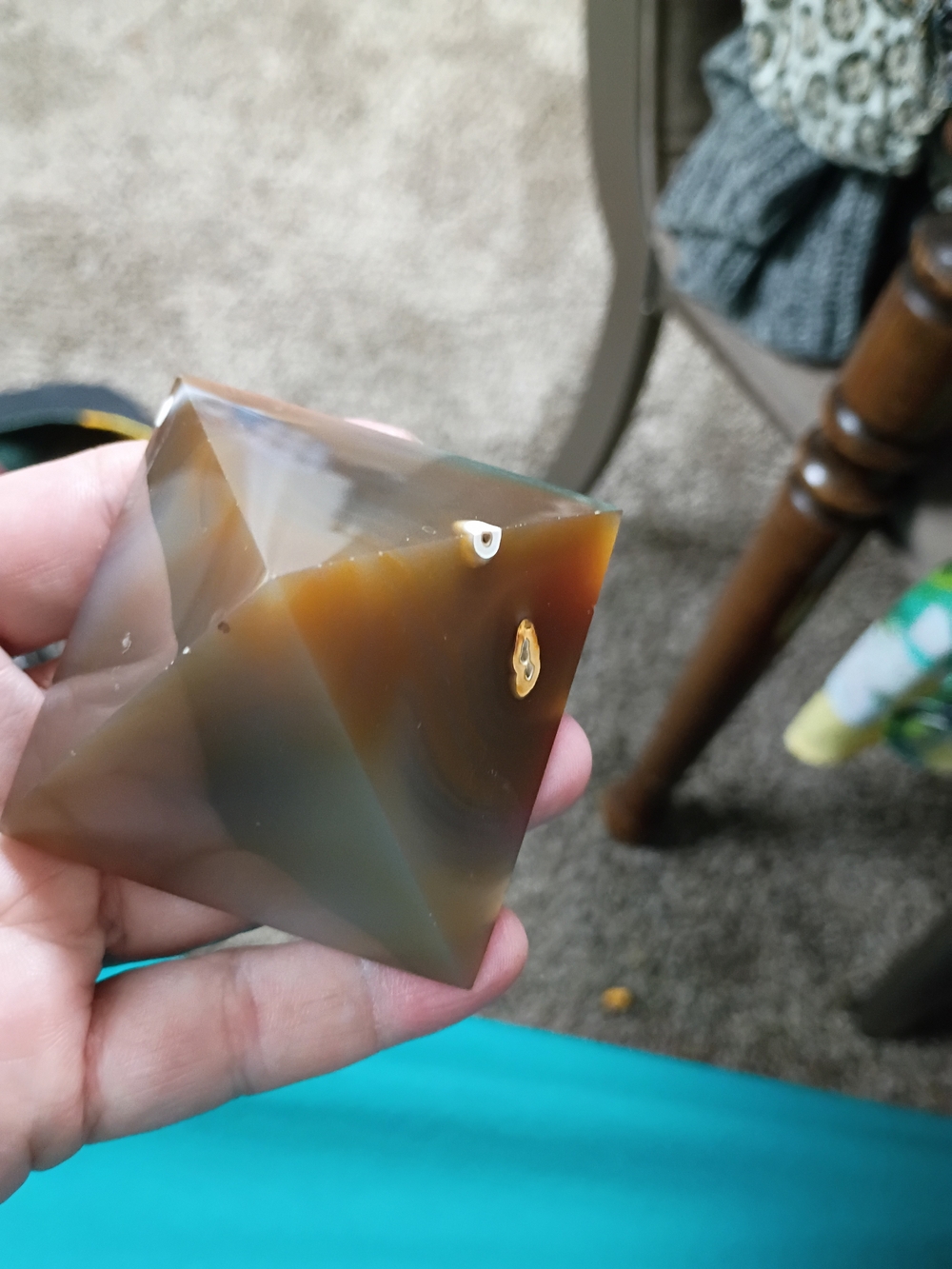 Brown Agate Pyramid